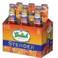 Grolsch Stender Red Orange set van 6 flesjes á 0,25 liter